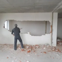 Выполнили демонтаж квартирных перегородок в Талдыкоргане.